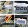 Solar alimentado por ventilador de carro resfriador USB Carregamento frontal/traseiro Radiador de exaustor Auto Ventilation Radiadores de ventilação de ventilador de ar de ar automático