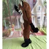 high quality brown Husky Dog Mascot Costumes Cartoon Character Outfit Suit Halloween Adults Size Birthday Party Outdoor Festival Dress