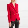 Costumes pour femmes Blazers Double boutonnage manteau femmes court 2022 arrivée Chic costume bureau dame vêtements mince multicolore en gros DropWomen's