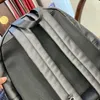 borsa a tracolla doppia da uomo di design zaino da donna in vera pelle borsa classica Ophidia di grande capacità misura 42 cm