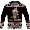 Felpe con cappuccio da uomo Felpe da uomo 2022 Christmas Viking Tattoo Felpa con cappuccio primavera e autunno Casual Sports Fashion Brand Pullover unisex