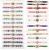 12pcs Evil Eye Bracelets für Frauen Mädchen Jungen BRACTS SETE SETTEN SETTEN AMULET SCHALLS Seilschnurkette Verstellbarer Armreifen Schmuck Geschenk