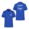 Op maat ontworpen overhemd met korte mouwen voor heren en dames, gepersonaliseerd poloshirt werk casual reclametop 220609