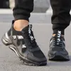 Hommes travail chaussures de sécurité résistance à la pénétration des ongles orteil en acier chaussures de travail confortables léger résistant à l'usure