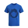 Heren t-shirts simbolo vida y muerte tatuaje shirt katoenen tee round kraag korte mouw t shirts zomer tops casual giftmen's