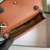 Modedesigner Handtasche Umhängetasche Metallkette Frauen Tasche Genauer Lederbeutel Flapp Kreuzkörper Cross-Bodys-Tasche Walle166u