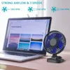 USB Gadgets Desk Fan Small but Mighty Quiet Portable Desktop Office Table 40° Adjustment for Better Cooling