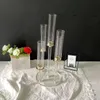 décoration 2022 New High Clear transparent CandleHolder Centre de mariage Cristal 5 Bras Bougie Holde 5 têtes candélabres r Pour la fête et le mariage Decora