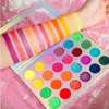 24 color Metallic Colors Eyeshadow Palette Luminous Makeup Glitter Beauty Fluorescence Shimmer Eyeshadow2926773