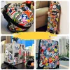 50 Planeta espacial Astonauta Graffiti adesivo Telefone Laptop Skateboard Skate Setes Pack Pack para bagagem de capacete de guitarra