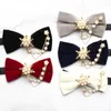 Bow Ties Linbaiway Women Handmade Bowties Mens 정식 드레스 신랑의 결혼식 파티 Bowknots Gravatas Neckwear Cravatbow