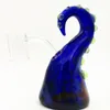 Octopus Beard Water Bong Glass Pipe Mini Rig Hookah 10MM Dewer Female Joint Bubbler Craftbong