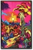 금속 예술 영감 히피 1969 Trippy 환각 예술 펍 야외 바 야외 바구니 포스터 홈 부엌 식당 벽 장식 징후 7259301
