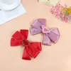 Fashion Designer Black Metal Triangle Lovely Girls Hair Clips Barrettes Accessory Hair Bows Flower Clip Brand Letter Girl Clippers for Women 6Colors