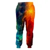 CJLM Man Personality Colored 3D Full Printed Sweatpants Harajuku Oversized Starry Sky Theme Men's Pants Selling 220622