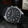 Brand nadgarstka obserwuje mężczyzn Casual Sport Style Luxury All Dials Working Rubber Steel Band z kwarcowym zegarkiem TA95