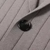 Style Brand Casual Fashion Slim Fit Stripe Classic Suit Män Strikkad Cardigan Jacka Koreanska Blazer Coats Män Kläder 220409