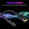 Разъем для адаптера питания ноутбука DC Plug USB Type C Type C к квадратному DC Мужчина для Lenovo ThinkPad Series Series Power Power