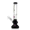 11.9-inch Straight Tube Glass Hookah Bong with Dome Perc, Diffused Downstem, 14mm Female Joint