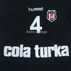Sjzl98 Mens 4 ALLEN IVERSON BESITA COLAS TURKA maillots de basket-ball rétro, maillot de basket-ball 100% points de broderie