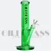 12 pulgadas de altura pesada bongs nuevo diseño de vidrio tubo de agua pyrex vidrio vaso bong 5mm grueso grueso plataforma burbujero recto tubo asiento