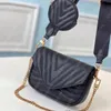 Nowa fala MULTI POCHETTE luksusowa torba crossbody torby na ramię kompozytowa klapa z etui kobiety listonoszki skóra bydlęca płótno torebki damskie tornister M56461