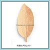 Kitchen Storage Organization Walnut Leaf Wood Pan Plate Fruit Dishes Saucer Tea Tray Dessert Dinner Bread Pattern Trays Drop Delivery 2021