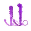 NXY Sex Anal toys Plug Bead Masturbation Toys Soft G-spot Mini Dildo Prostate Massager For Men Adult Erotica Products 1202