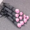 Couronnes De Fleurs Décoratives 5Pcs Savon Rose Bouquet Saint Valentin Cadeau Pour Fridend Fourniture De Mariage Décorations Pour La Maison Tenant Artificielle Flowe