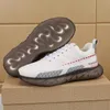 2024 TopSelling Famosa marca masculina malha sapatos esportivos Designer clássico tênis de luxo respirável andando mocassins moda casual rendas até deslizamento-ons para homem