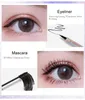 4D Fiber Lash Mascara + Eyeliner Pencil kit Black Waterproof Makeup QIC starry sky Mascara Volume thick eyelash Long Lasting Eye liner