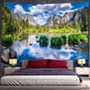 Tapestry Waterfall Mountain Park Landscape Carpet Wall Hanging Bohemian Psyched