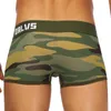 Caleçon 2022 marque Sexy sous-vêtements hommes Camouflage imprimé boxeurs coton culotte Lingerie Shorts Boxershorts