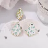 Ghost Enamel Pins Brooches Flower Punk Halloween Funny Cute Metal Badges Custom Lapel Women Kids Gifts Gothic Jewelry4516824