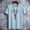 Brief afdrukken 100% katoen mannen t -shirt Hiphop katoen t -shirt op de zomer mannelijke causale t -shirts mode losse tees J02 220608