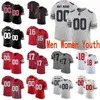 Thr NCAA College Jerseys Ohio State Buckeyes 9 Johnny Utah 32 Jack Tatum 36 Chris Spielman 33 Master Teague III 97 Nick Bosa Calcio personalizzato