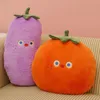 Jouet en peluche Fruits mignons 38 ~ 45cm, peluche douce kaki poire aubergine pêche poupée nourriture légumes oreiller décoration cadeau