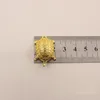 1 STÜCK Feng Shui Goldene Schildkröte Geld GLÜCK Glück Reichtum Chinesischer Frosch Münze Home Office Dekoration Tischdekoration Geschenk 220426