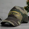 2024 Donald Trump Cap Camouflage Baseball Caps Partyhüte Make America Great Again US-Präsidentschaftswahlhut 3D-Stickereihüte