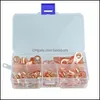 Other Building Supplies Home Garden 70Pcs Lugs Wire Copper Battery Connector Terminal Open Lug Wires Terminals Mayitr Ot-3A Ot-10A Ot-20A