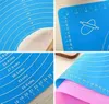 Silicone Baking Mat Non Stick Pastry Kneading Rolling Dough Pad Sheet Kitchen Tools 220813