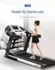 Ménage Mini tapis roulant Absorption des chocs silencieux pliant multi-fonction intelligent électrique maison Fitness équipement tapis roulant