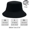 Big Head Man Large Size Sun Hat Women Blank Fisherman Hat Pure Cotton Panama Cap Plus Size Bucket Hat 57-60cm 60-63cm Gift Strap 220812