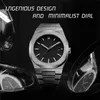 316L stainls steel case minimal silicon band unique luxury famous brand custom watch men