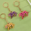 Keychains 1pc Fashion Key Ring Bag Hanger Tiger Keychain Decoratieve accessoire auto enek22