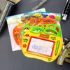 Partihandel manga ritningssats barn ritbräda leksak magnetiska skriver tisar färg barns dagis leksaker graffiti brädor gåvor