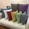 Rhombus Plush Pillow Case Sided Car Sofa Cushion Pillow Cover Square Office Cushions Pillowcase Home Decoration 18 Colors BH7050 TYJ