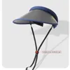 Spring Summer Suncap Foldable Men Women Adjustable Empty Top Cap UV Protection Riding Sun Hat Beach Visor Hats 220617