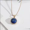 Arts And Crafts Exquisite Natural Stone Pendant Lapis Lazi Turquoise Pink Rose Quartz Chakra Healing Gold Snake Chain Nec Sports2010 Dk4