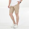 Thoshine Brand Summer Men Leather Shorts Elastic Outerwear Short Pants Male Fashion PU Faux 220318